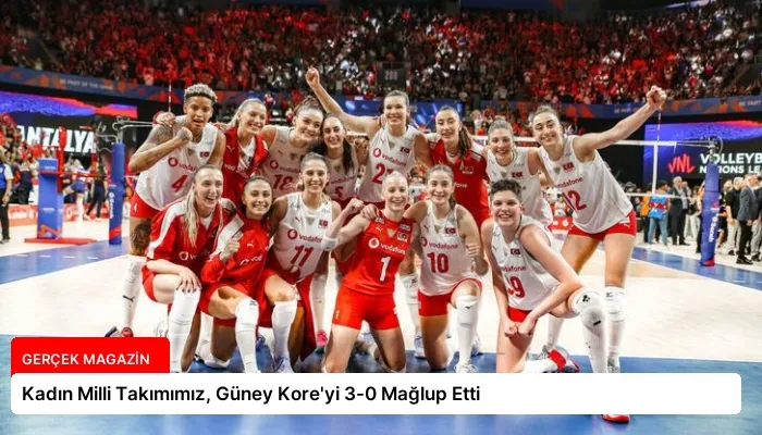 Kadın Milli Takımımız, Güney Kore’yi 3-0 Mağlup Etti