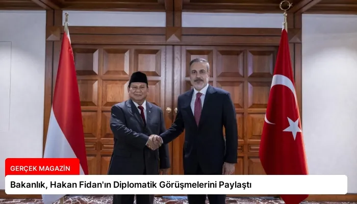 Bakanlık, Hakan Fidan’ın Diplomatik Görüşmelerini Paylaştı