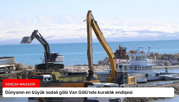 Dünyanın en büyük sodalı gölü Van Gölü’nde kuraklık endişesi