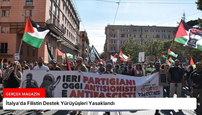 İtalya’da Filistin Destek Yürüyüşleri Yasaklandı
