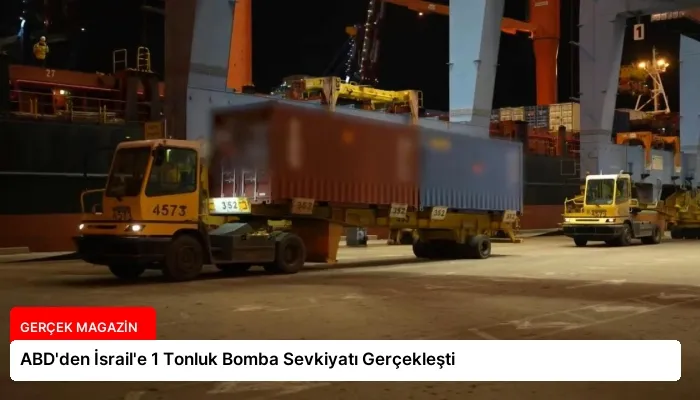 ABD’den İsrail’e 1 Tonluk Bomba Sevkiyatı Gerçekleşti