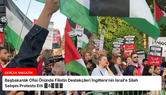 Başbakanlık Ofisi Önünde Filistin Destekçileri İngiltere’nin İsrail’e Silah Satışını Protesto Etti ⏬👇