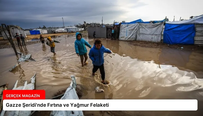 Gazze Şeridi’nde Fırtına ve Yağmur Felaketi