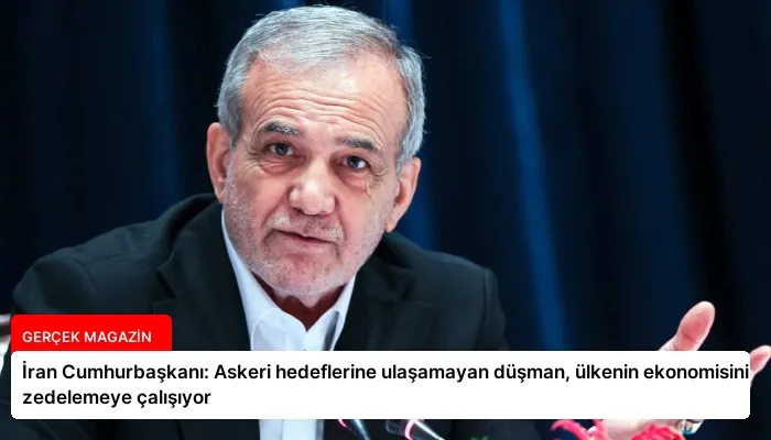 İran Cumhurbaşkanı: Askeri hedeflerine ulaşamayan düşman, ülkenin ekonomisini zedelemeye çalışıyor