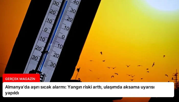 Almanya’da aşırı sıcak alarmı: Yangın riski arttı, ulaşımda aksama uyarısı yapıldı