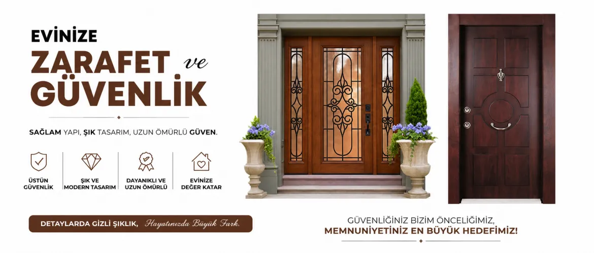 Bina Giriş Kapıları Yapılara Güvenlik ve Prestij Kazandırıyor